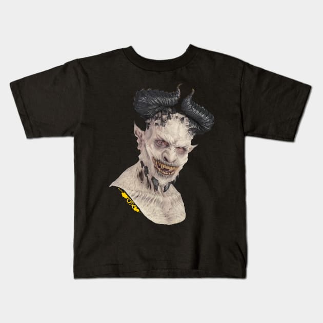 Asmodeus the Demon King Kids T-Shirt by CFXMasks